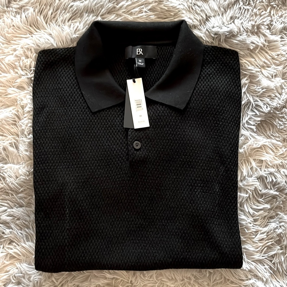 Banana Republic Black Polo Shirt